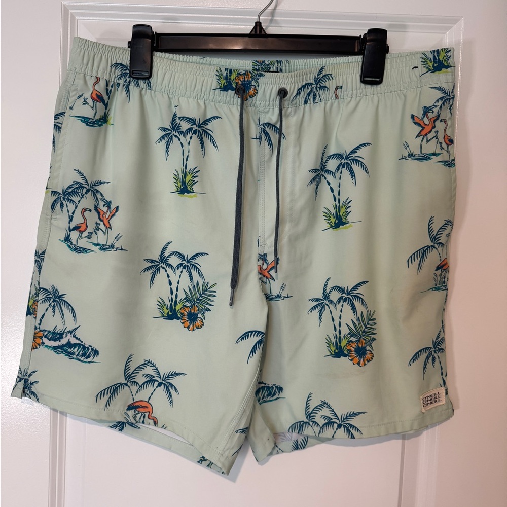 O’Neill Tropical Print Volley Swim Shorts